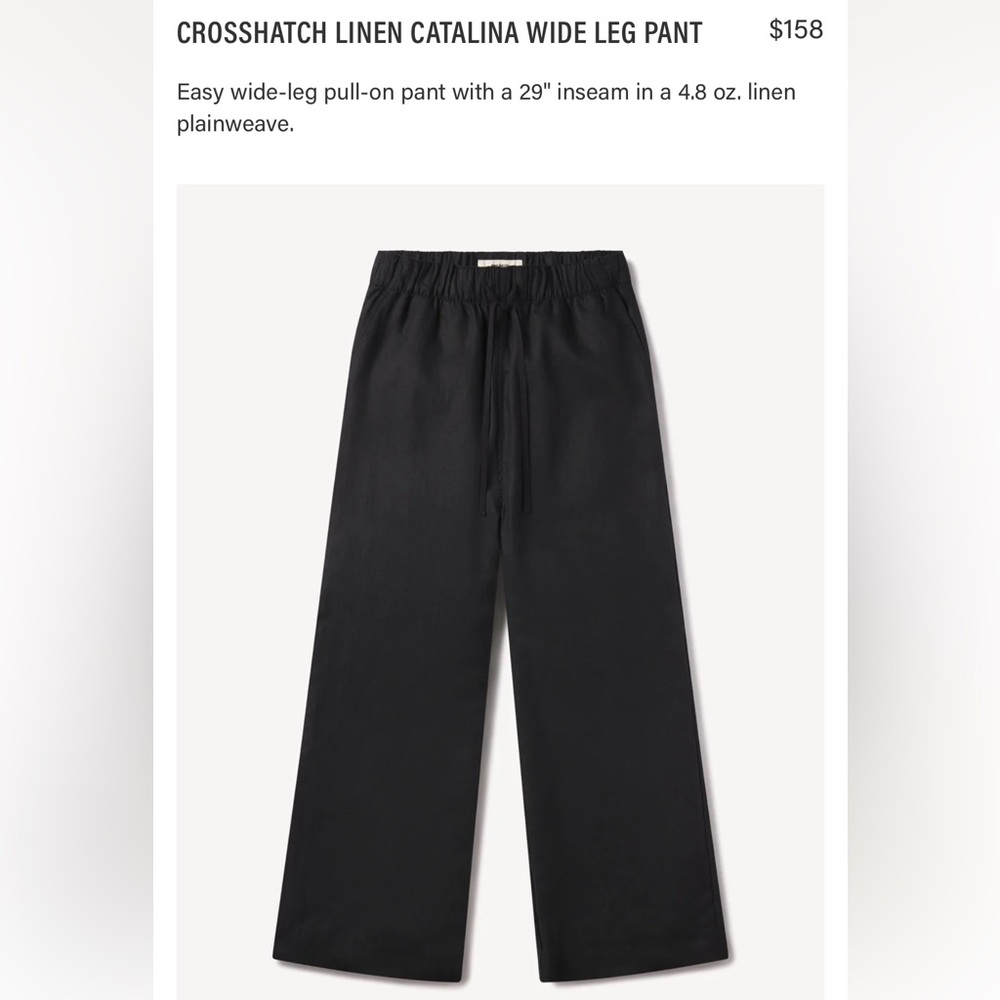 Buck Mason Linen Pant
